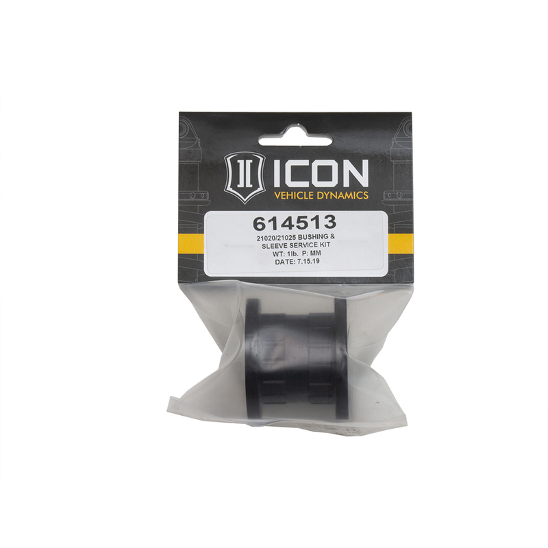 ICON 21020/21025 Track Bar Bushing &amp; Sleeve Service Kit